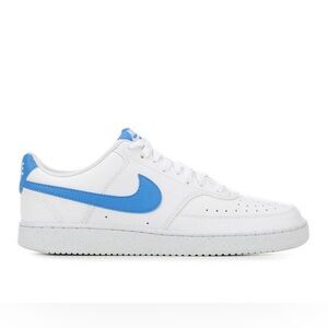 Nike Court Vision Lows in White and Carolina Blue